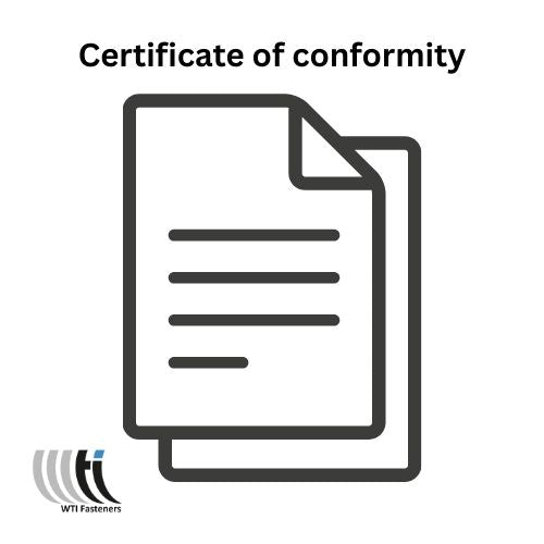 Certificate of conformity